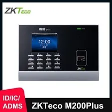 ZKTeco M200Plus TCP/IP ID/IC/ADMS RFID Card Time Clock Time Attendance 2.8inch