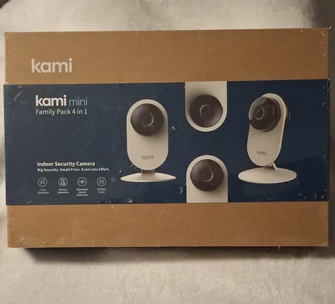 Kami Mini Family Pack 4-Cam Indoor 1080p Wi-Fi Night Vision 2-Way Detect White