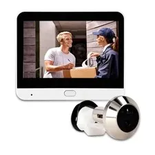1080P Video Door Viewer, 120° Peephole Camera with 4.3 Inch Color Monitor, Tw...