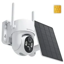 4G LTE Solar Security Camera - 2K Outdoor Wireless, No WiFi Needed, Motion Detec
