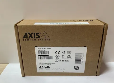 NEW AXIS Communications I8116-E 5MP Outdoor IP Door intercom, 162° Fixed, WHITE