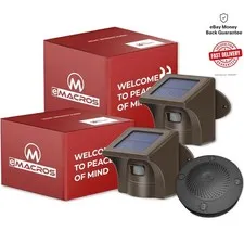Solar Wireless Driveway Alarm with 1/2 Mile Range – Weatherproof Security System