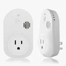 Power Failure Alarm Plug-In Outlet Alert 120dB LED Light HPFA-01 White