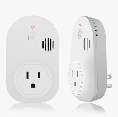 Power Failure Alarm Plug-In Outlet Alert 120dB LED Light HPFA-01 White