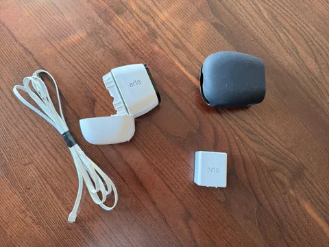 NETGEAR Arlo Pro VMC4030 Wireless Security Camera + Battery, Cover & Cable