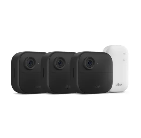 Blink Outdoor 4 –  NEW 3 CAMERA SYSTEM (Sync Module Core Included)