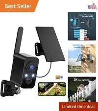 4G SIM Cellular Security Cameras Wireless Outdoor/Indoor: No WiFi Battery Ope...