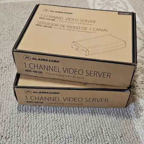 Alarm.com ADC-VS120 1 Channel Analog-to-IP Video Server IP/Network Wired Silver
