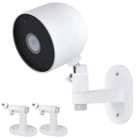 2Pack Adjustable Security Wall Mount Bracket for Google Nest Cam Outdoor/Indoor