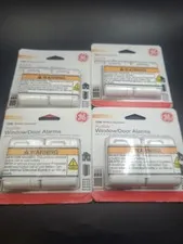 4 X GE Window/Door Alarm, 8 Total Audible Home Security Alarm, 45115, New Sealed