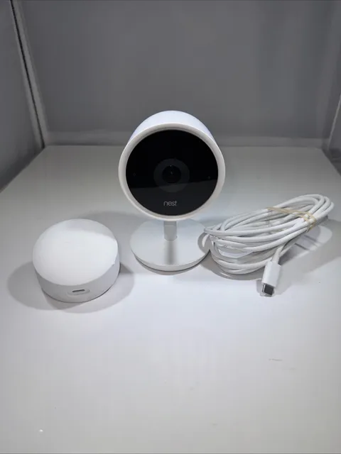 Google Nest Cam A0053 White Wi-Fi 1080p Live Streaming Home Security Camera B1B