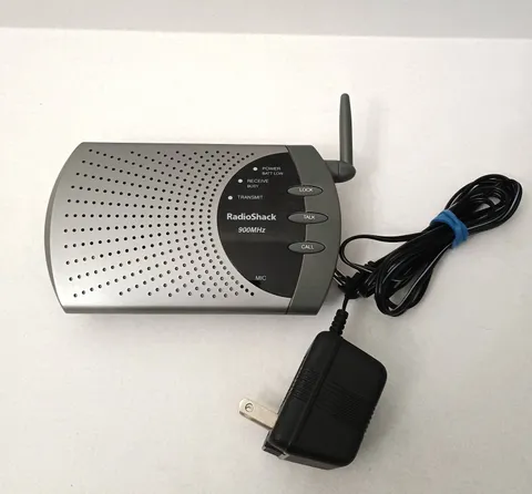 Radio Shack 900mhz Wireless Intercom System 43-3102 w/ AC Wall Power Adapter