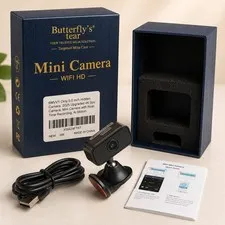 Butterfly's Tear Mini WiFi HD 4K Indoor IP Security Camera AI Motion Detection