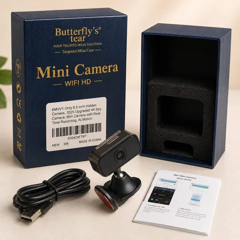 Butterfly's Tear Mini WiFi HD 4K Indoor IP Security Camera AI Motion Detection