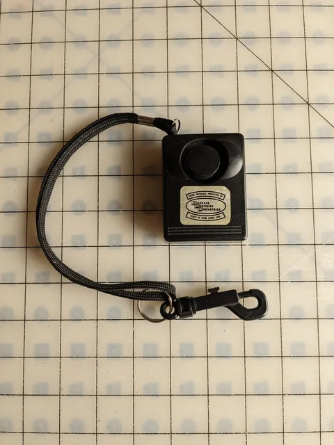 Personal Safety Alarm Allstate Security Industries with Lanyard and Clip