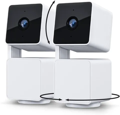 WYZE Cam Pan v3 1080p Outdoor IP65 2-Pack Color Night Vision Alexa