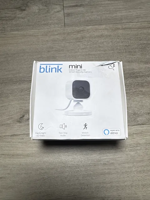 Blink BCM00300U Mini Indoor Smart Surveillance Camera - 1080p HD Open Box.