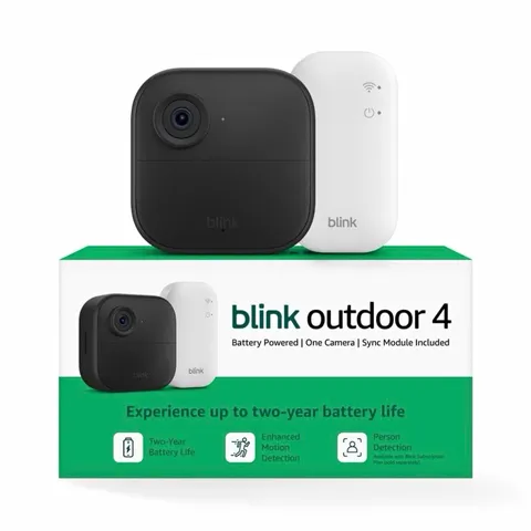 Blink Outdoor 4 Wireless Wi-Fi Battery HD Camera w/ Sync Module, 1 Cam