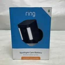 Ring Spotlight Cam Outdoor Security Camera and Spotlight - Free S&H