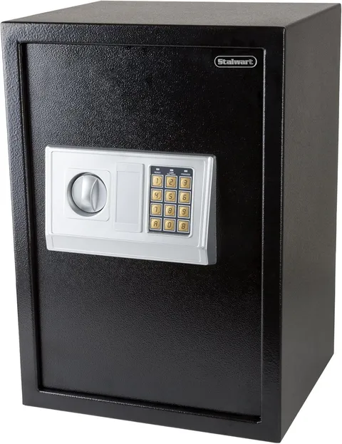 Electronic Steel Safe with Touchpad & Key Override - Perfect for Home & Business