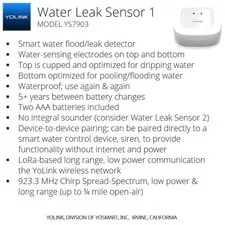 Water Leak Sensor Trio, LoRa Tech, No WiFi Needed