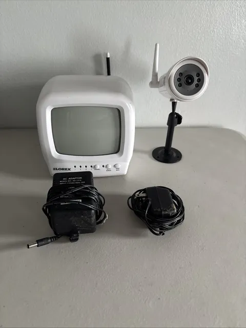 Lorex SG6333 B/W Wireless Monitoring System Vintage Early 2000s Tested Working