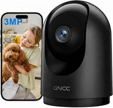 Indoor Security Camera, 2K Cameras for Home Security with Motion Detection, Baby