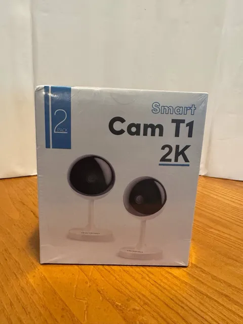 Owltron Cam T 1 2K Indoor Home Security Camera for Baby & Elder Smart Black 2pck
