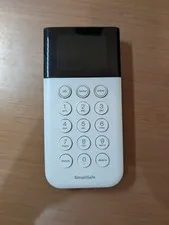 SimpliSafe SSKP3 Keypad White Wireless Touch-to-Wake Home Security, Gen 3 - Used