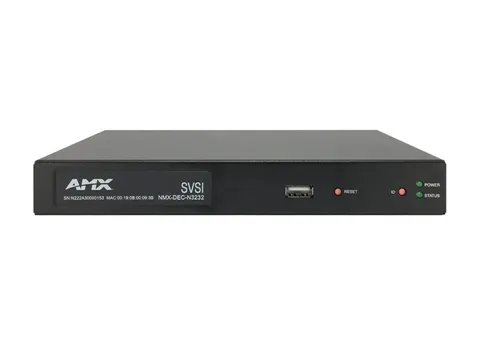 AMX H.264 Compressed Video Over IP Decode FGN3232-SA r PoE SFP, HDMI
