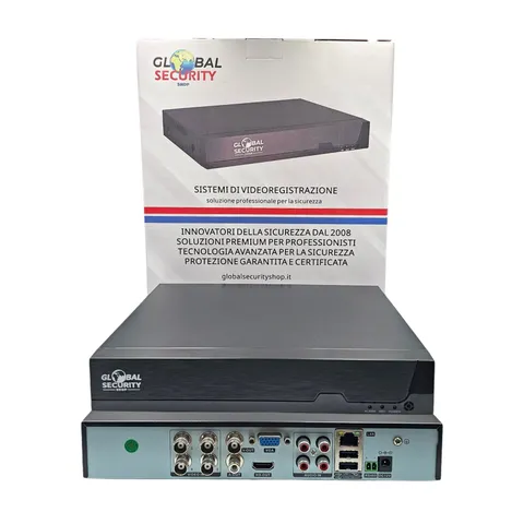 4 Channel 5 Megapixel Lite DVR | GSS Pro Hybrid XVR Video Recorder with AI and Au