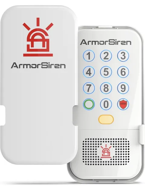Portable Security Door Alarm 120dB Siren Motion Detection Smartphone App Control