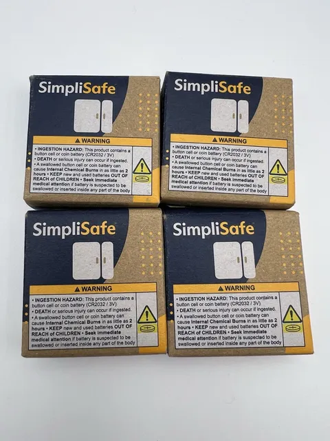 SimpliSafe Door Window Magnetic Entry Sensor ES3 (Gen 3)  4-Pack
