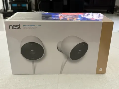 NEST Cam Outdoor Smart Security Camera (2-Pack) NC2400ES - Brand New Sealed