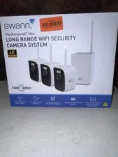 Swann MaxRanger 4K 3-Camera Long-Range Wireless Security System