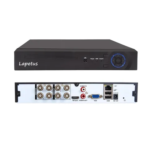 8CH 1080N Hybrid 5-in-1 AHD DVR (1080P NVR+1080N AHD+960H Analog+TVI+CVI) Sta...