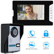 Video Intercom System, 7" Video Intercom Doorbell Camera System, Smart Video Doo