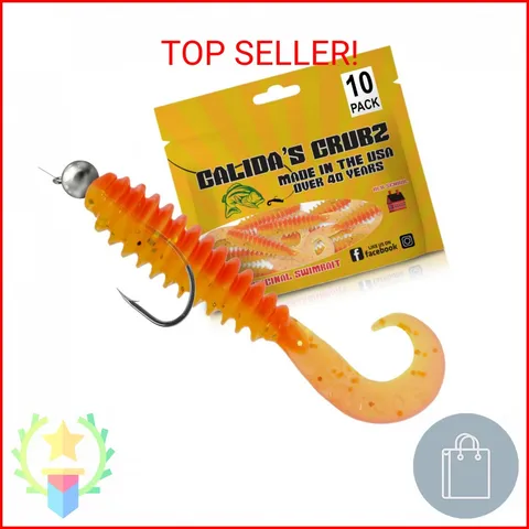 Galida's Grubz Soft Plastic Grubz for Peacock Bass and Walleye Fishing | Deep Ri