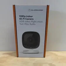 Alarm.com Indoor Wifi Camera, HD Video, Night Vision, Home Security Camera