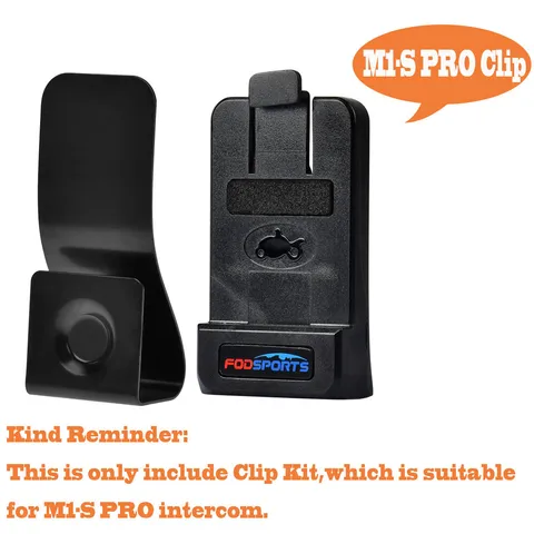 Helmet Bracket Clip Mount For M1-S Pro Motorcycle Bluetooth Headset Intercom