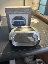 Loud Talking Alarm Clock with Time and Temperature - for Low Vision or Blind ...