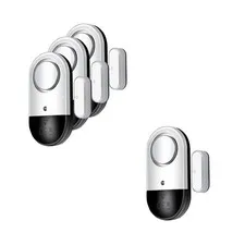 120 DB Loud Door and Window Open Alarm Sensor 3 Pack & 1 Pack for Kids, Demen...