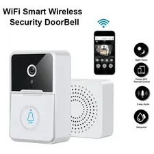 Wireless Security Smart WiFi Doorbell Intercom Video Camera Door Ring Bell Chime