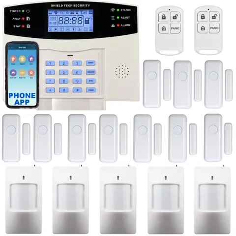 Wireless Cellular Alarm System for Home or House, Call, Text, & Smart Phone App