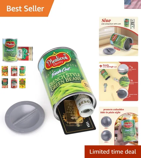 Fake Can Diversion Safe – Discreet Hidden Storage for Keys, Cash, Jewelry