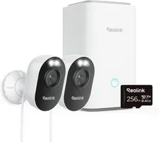 Reolink Outdoor Security Camera System, 2K Plugin Cameras, 5G/2.4GHz WiFi