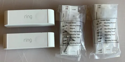 Ring Contact Sensor 2 PACK - 1st Gen for Ring Alarm White 2018 NEW In Box