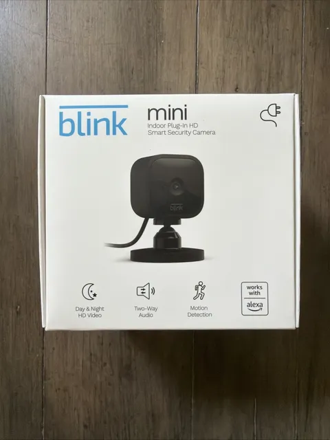 Blink Mini Indoor 1080p Wireless Security Camera - Black