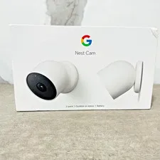 Google Nest Cam Outdoor or Indoor, Battery - 2nd Generation -White