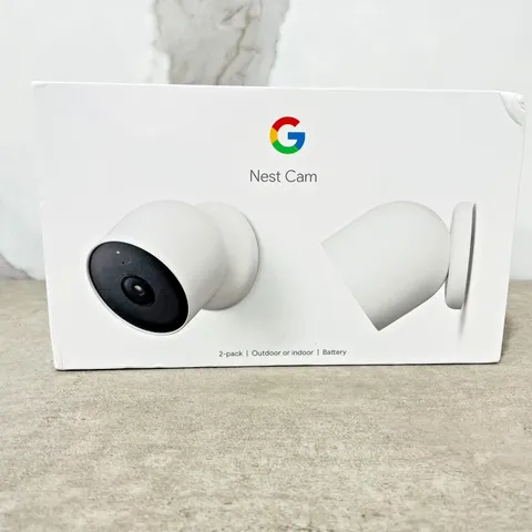 Google Nest Cam Outdoor or Indoor, Battery - 2nd Generation -White